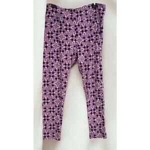 Lularoe Micky Mouse Leggings Size Large Tall And Curvy Ankle